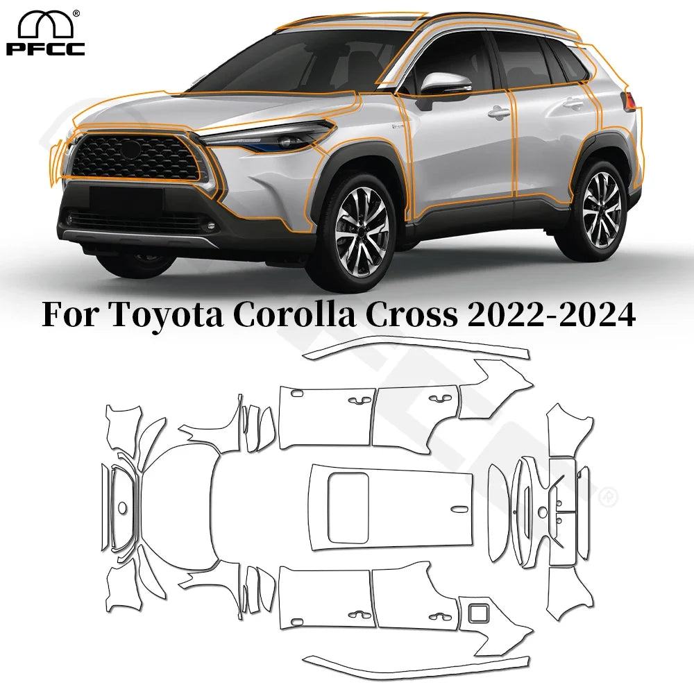 Precut PPF for Toyota Corolla Cross LE / XLE (2022–2024) | TPU Paint Protection Film