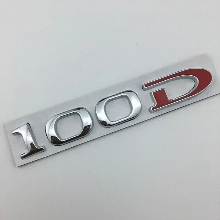 Rear Boot Trunk Tailgate Emblem Badge for Tesla Model 3 / S / X / Y | 75D 85D 90D 100D Sticker
