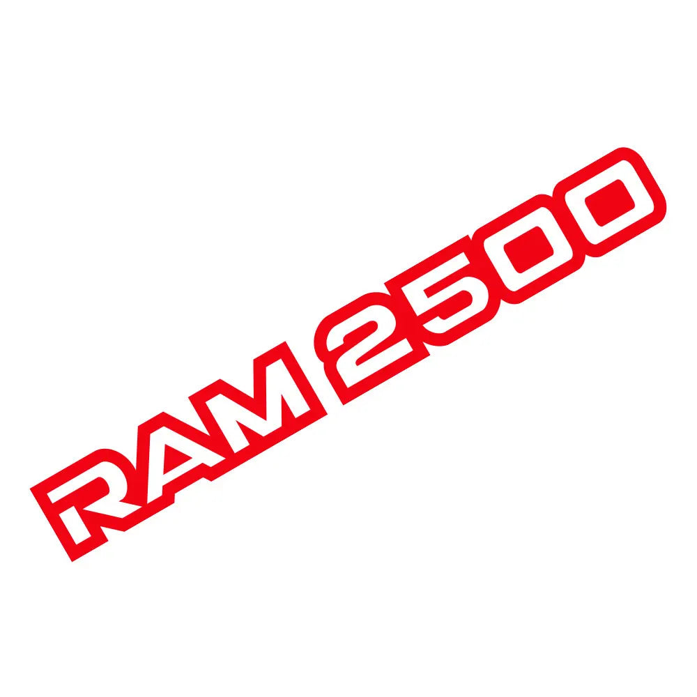 Front Windshield Logo Style Decal for Dodge RAM 1500 / 2500 / 3500 | Vinyl Truck Graphic Cover