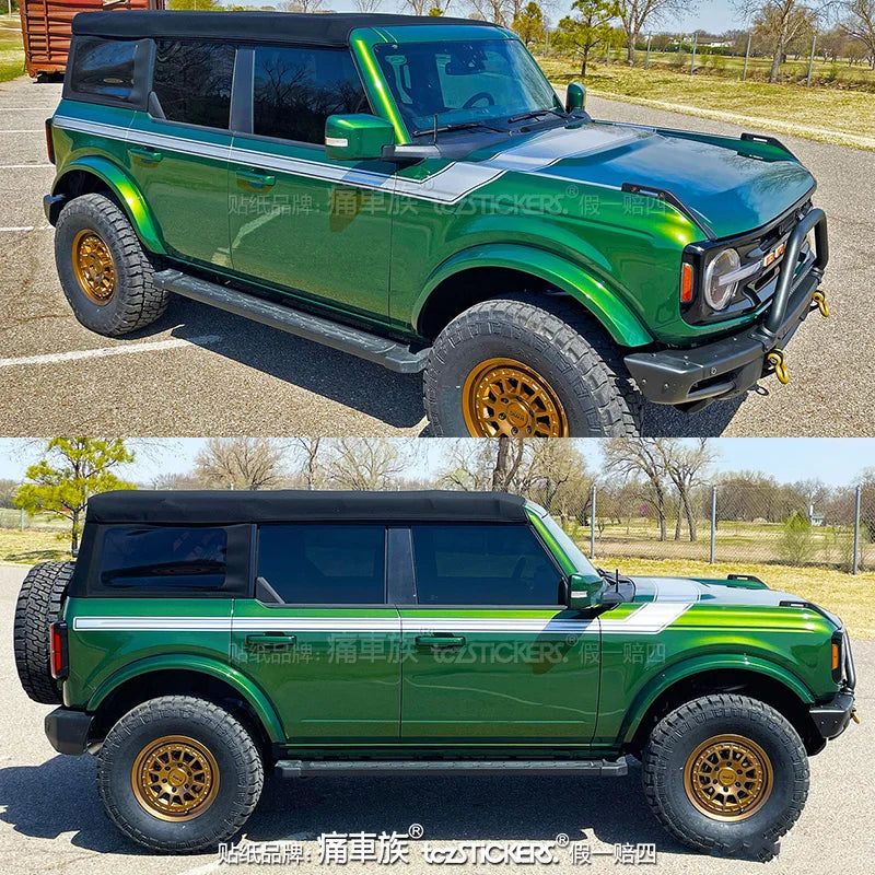 Body & Hood Sport Decoration Stripe Vinyl Kit | Custom KK Graphics for Ford Raptor