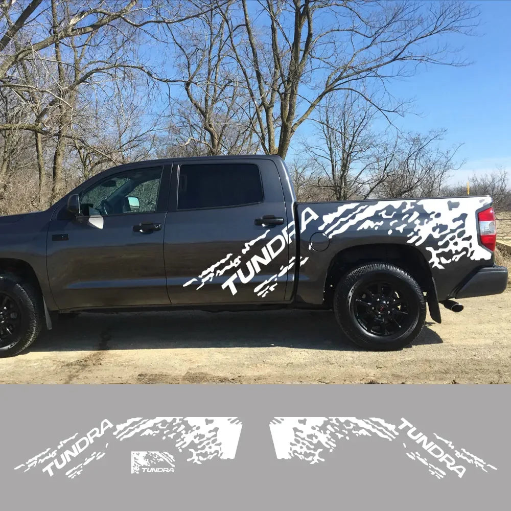 Splash Grunge Body Side Decal for Toyota Tundra TRD / Limited / SR5 / Platinum | 3-Piece Vinyl Kit