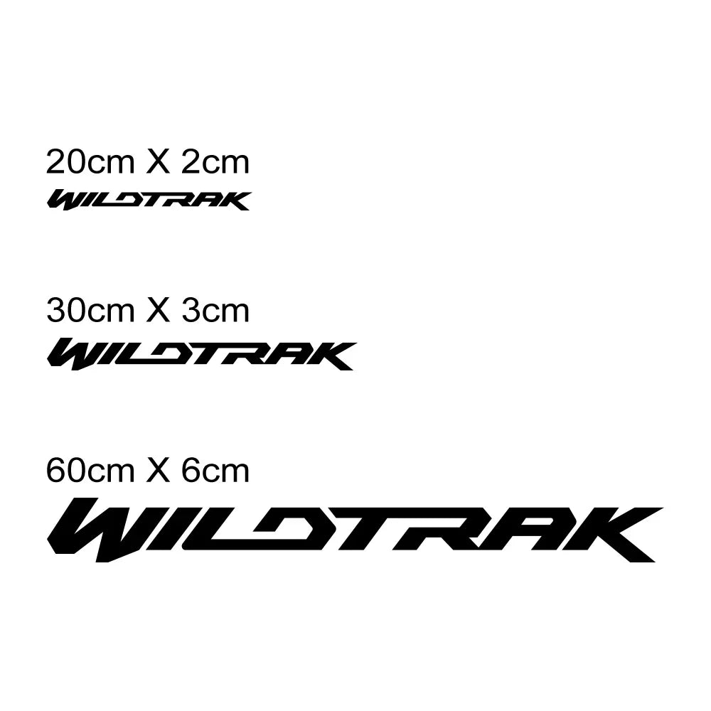 Wildtrak Graphics Decal for Ford Ranger Raptor / XL / XLT / Lariat | Pickup Vinyl Sticker