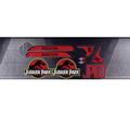 Jurassic Park-Style Dinosaur Hood & Fender Decal for Jeep Wrangler JL (2018–2023) | Blackout Vinyl Kit