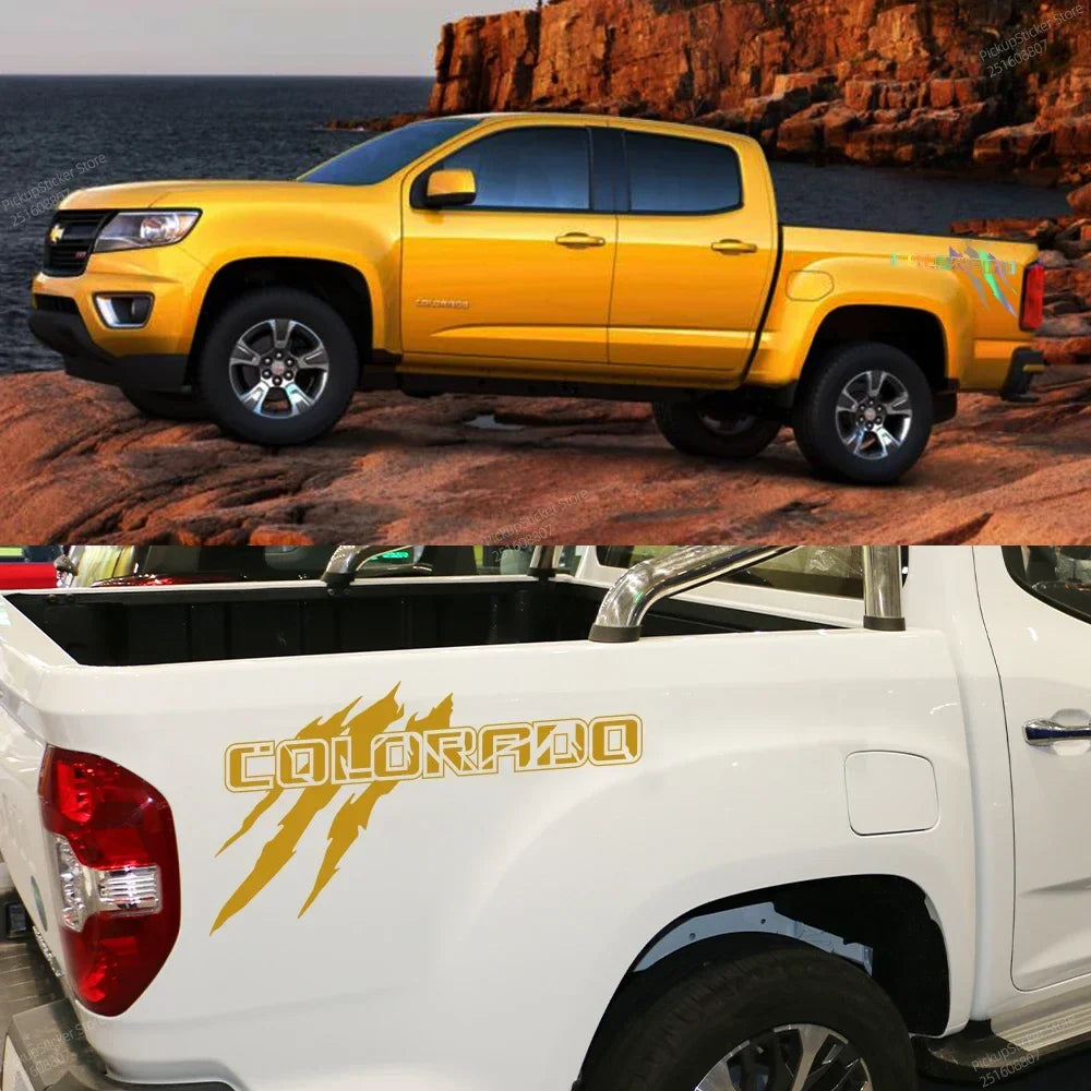 Claw Style Truck Bed Side Decal | Universal Pickup Body Vinyl Graphic