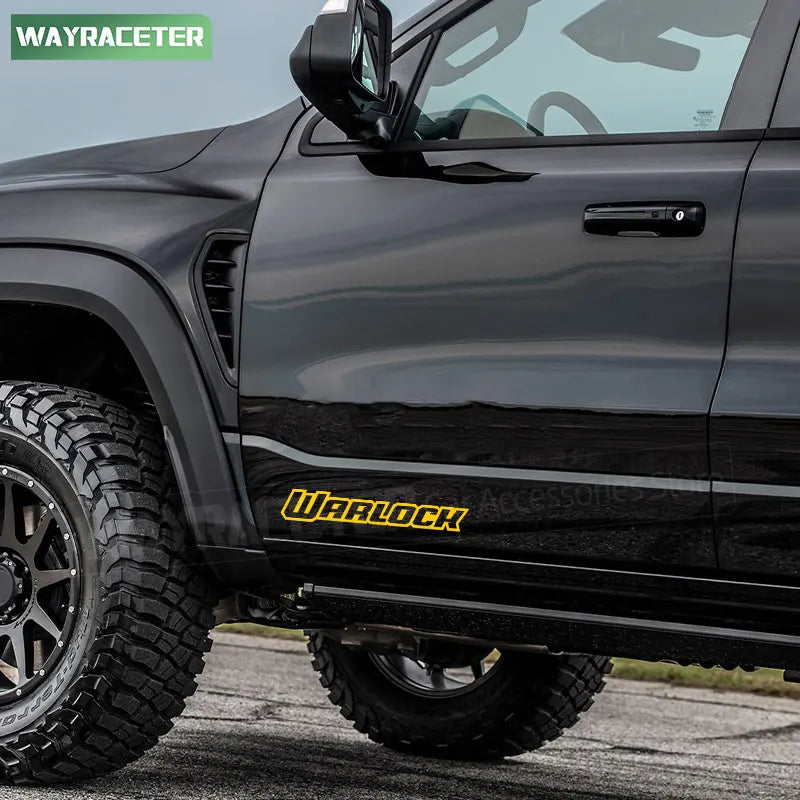 Rear Trunk & Door Side Body Graphic Decal for Dodge RAM 1500 / SRT / Warlock | Vinyl Sticker
