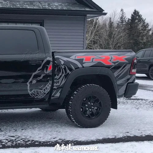 Full Body Appearance Decoration Vinyl Kit for Dodge Challenger / RAM TRX | Custom Body Decal