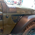 Jeep Wrangler JL & Gladiator JT Side Fender Vent “1941” Decal – Precut Black PVC Sticker (2018–2024)