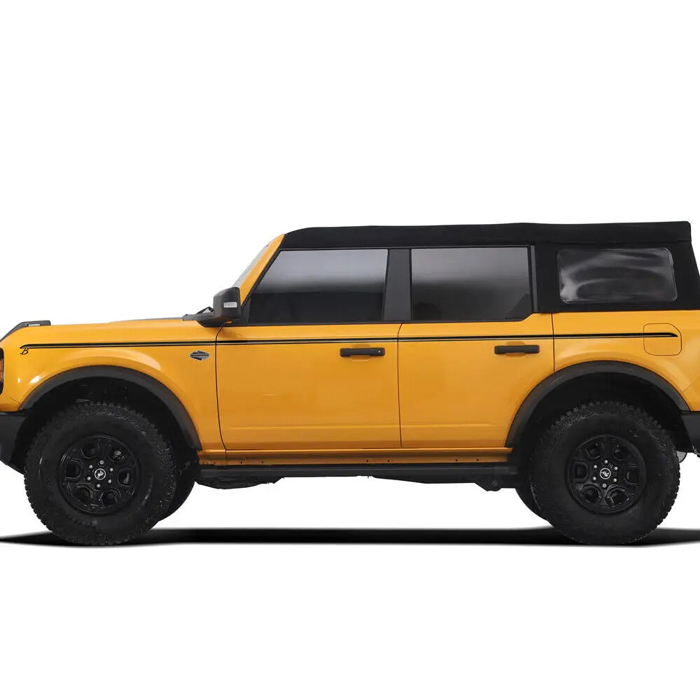 Upper Door Side Line Stripe Decal for Ford Bronco 2/4-Door (2021–2022) | 2-Piece Vinyl Sticker Set