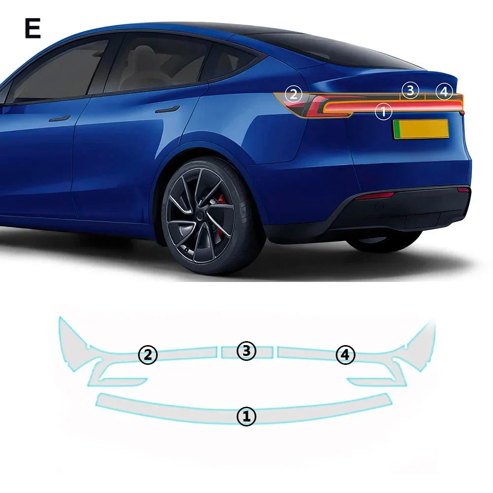 Precut PPF for Tesla Model Y Juniper (2025–2026) | TPU Headlight, Mirror, Pillar & Bumper Protection