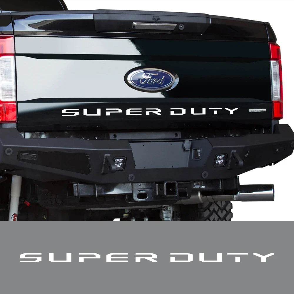 Tail Box Label Decal for Ford Super Duty F-250 / F-350 (2017–2021) | Pickup Vinyl Sticker