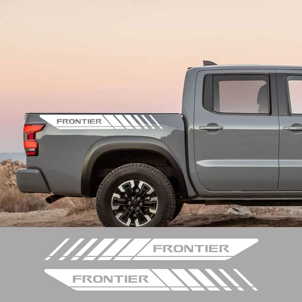 Rear Trunk Side Decal for Nissan Frontier NP300 | 2-Piece Pickup Vinyl Graphic