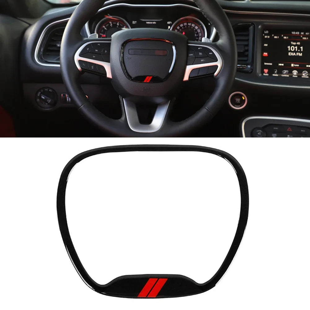 Steering Wheel Central Ring Trim Cover for Dodge Challenger / Charger (2015+) | CE Certified
