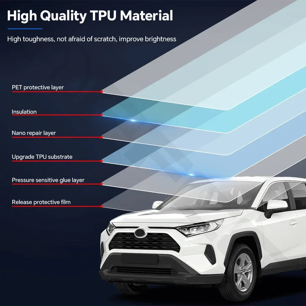Precut PPF for Toyota RAV4 Hybrid XA50 (2019–2025) | TPU Headlight, Door & Mirror Protection