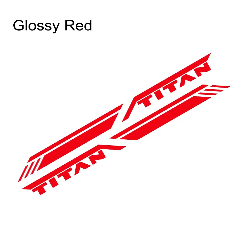 Trunk Side Stripe Decal for Nissan Titan Pro-4X | Pickup Truck Vinyl Graphic