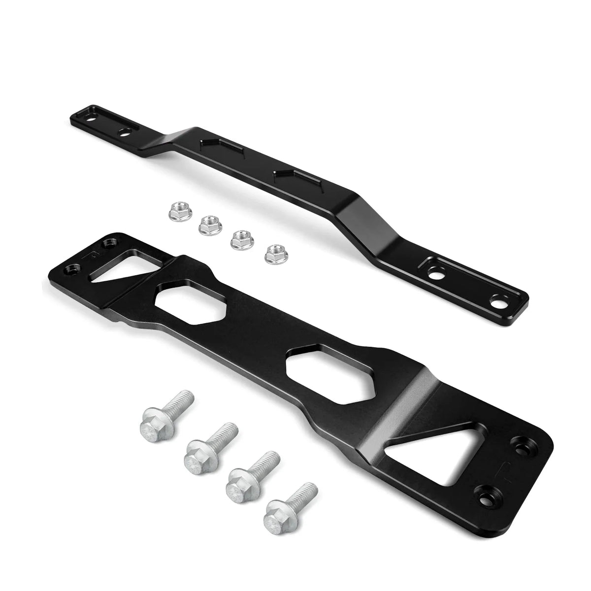 VW MQB Platform 6061 Aluminum Centre & Rear Tunnel Brace Set for Golf MK7 / MK8, Audi A3 / Q2, SEAT Leon / Ateca, Skoda Octavia / Superb (FWD / LHD Only / Replaces 5Q0804421B / 5Q0802128)