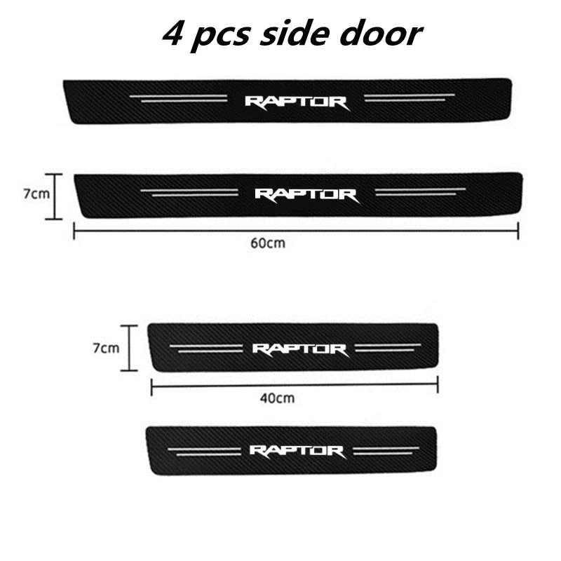Carbon Fiber Door & Trunk Protective Strip for Ford Raptor / F-250 / Super Duty | Vinyl