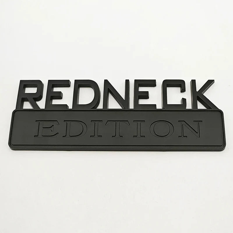 Universal Redneck Edition Emblem Badge | Ford F-150 / Silverado / RAM / Toyota / Jeep Trucks