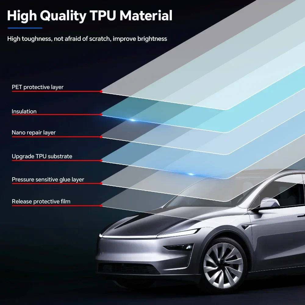 Precut PPF for Tesla Model Y Juniper (2025–2026) | 9-Mil Anti-Scratch TPU Film Full Coverage