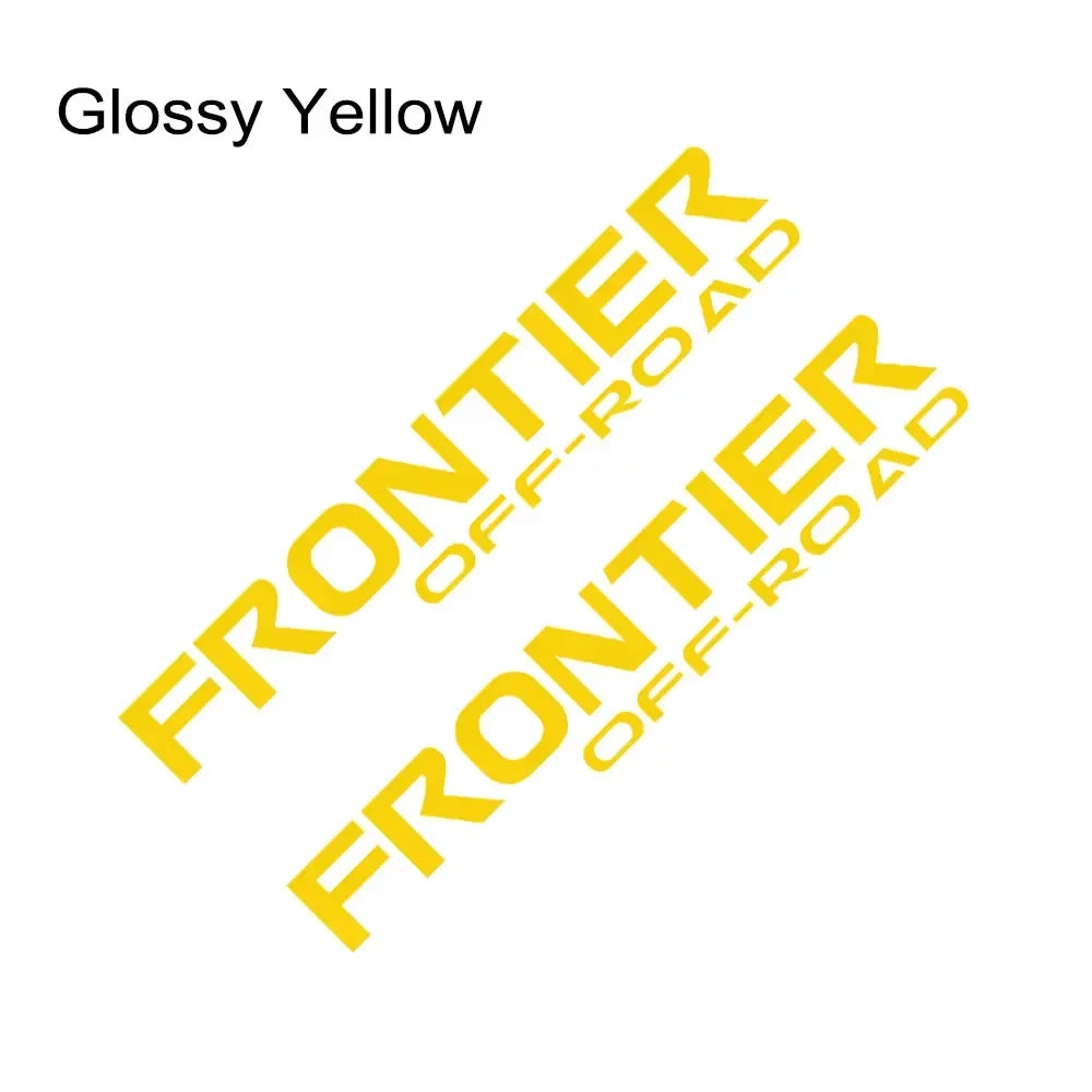 Trunk Bed Side Decal for Nissan Frontier | Custom Vinyl Truck Graphic 2-Pack