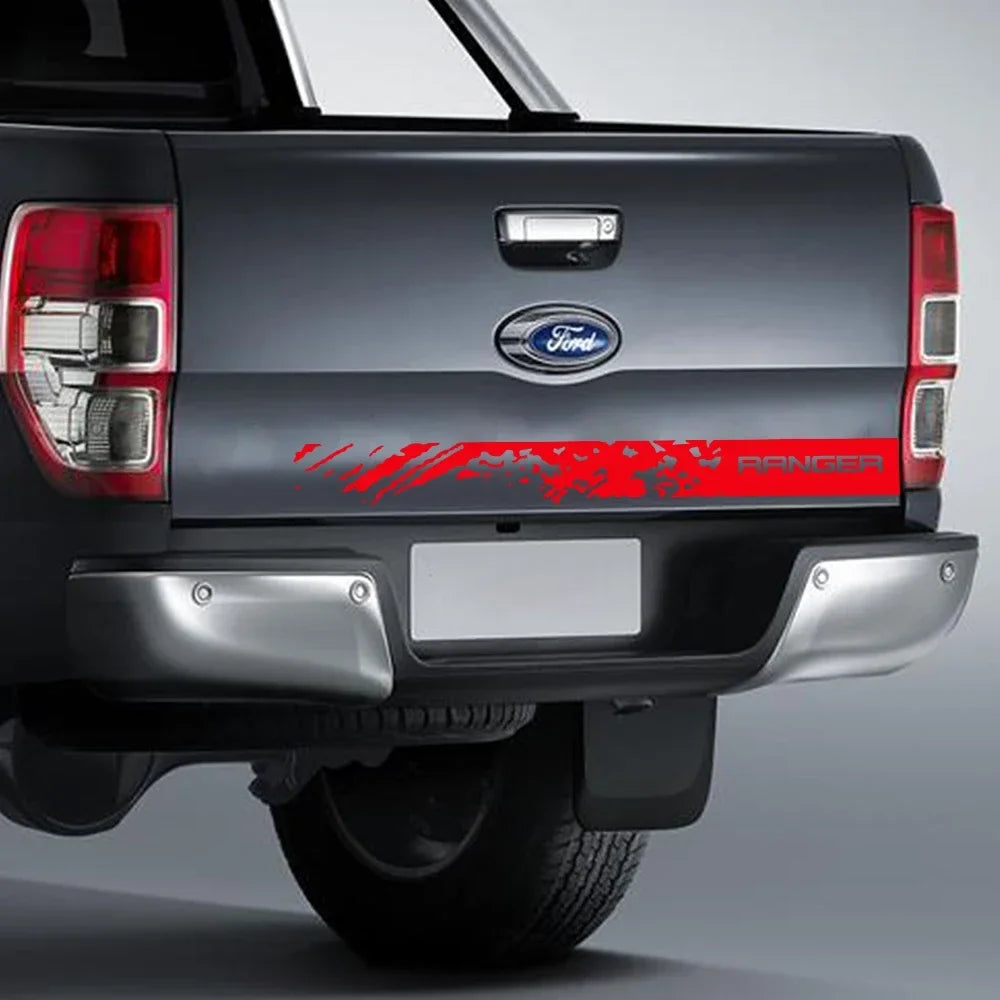 Back Door Tailgate Vinyl Decal for Ford Ranger Raptor T6 / Wildtrak | Pickup Truck Sticker