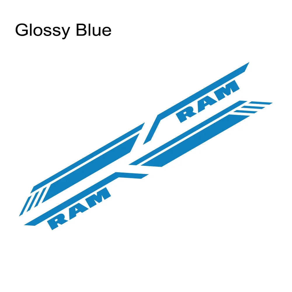 Bed Side Stripe Decal for Dodge RAM 1500 / 2500 / 3500 Rebel / TRX | Pickup Vinyl Graphic