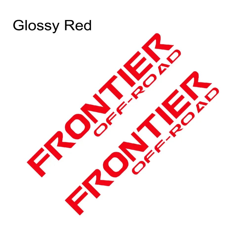 Trunk Bed Side Decal for Nissan Frontier | Custom Vinyl Truck Graphic 2-Pack