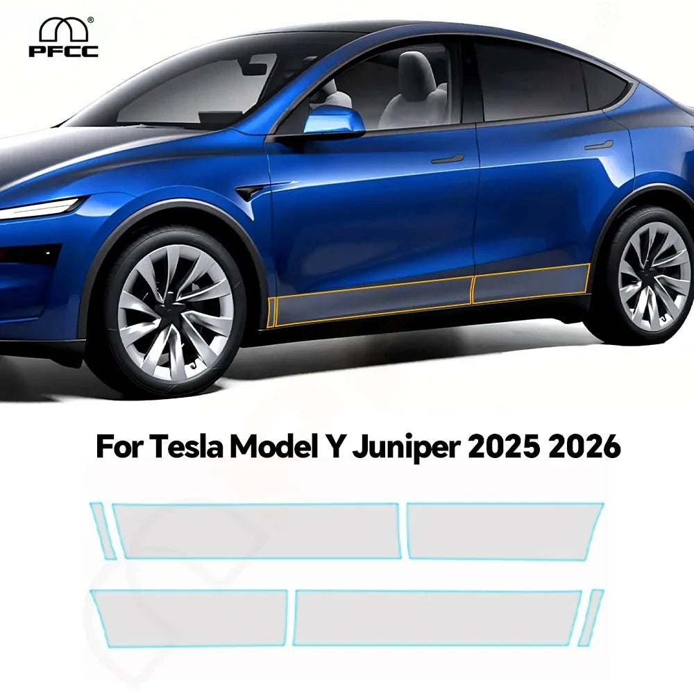 Precut PPF for Tesla Model Y Juniper (2025–2026) | TPU Headlight, Mirror, Pillar & Bumper Protection