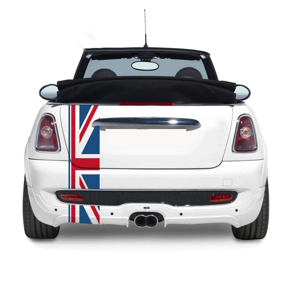 Union Jack Rear Trunk Decal for Mini Cooper One / JCW / S / Clubman / Countryman (F60, R60, R55) | Vinyl Styling Sticker