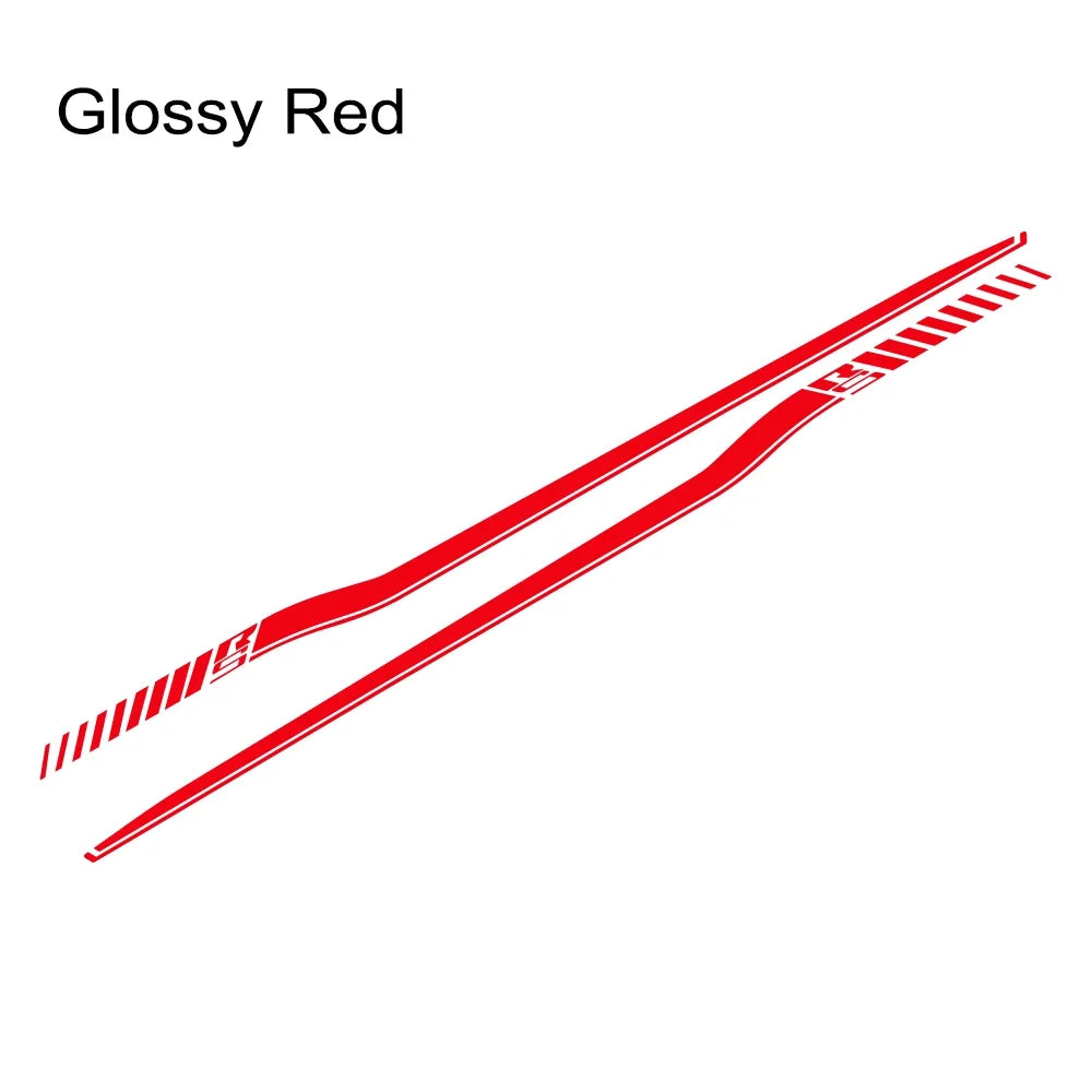Dodge Challenger Full-Length Waistline Accent Stripe Decal Kit (2 Pcs) – Body Side Vinyl Graphic | 2008–2023 RS | 8 Finishes