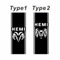 Dodge RAM Creative Stripe Graphic Decal Kit (2 Pcs) – Rear Body Vinyl Sticker | 1500, 2500, 3500, Rebel, Mopar | 2 Styles, 11 Colors