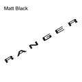 Tailgate Insert & Indent Letter Decal for Ford Ranger (2019–2021) | Vinyl Truck Sticker