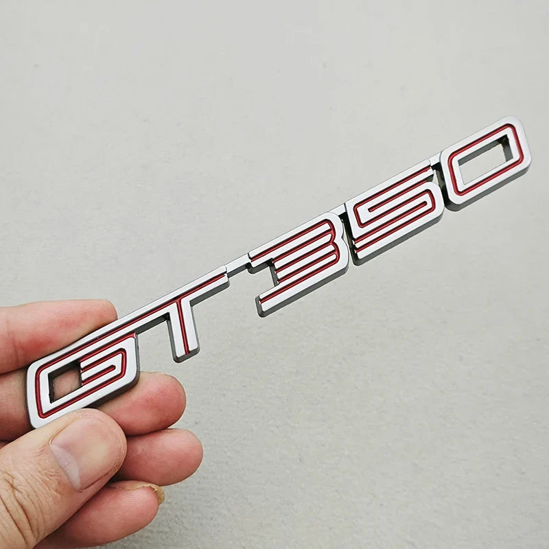 3D Metal GT350 / Shelby / 5.0 Fender & Trunk Badge | Ford Mustang Emblem Sticker