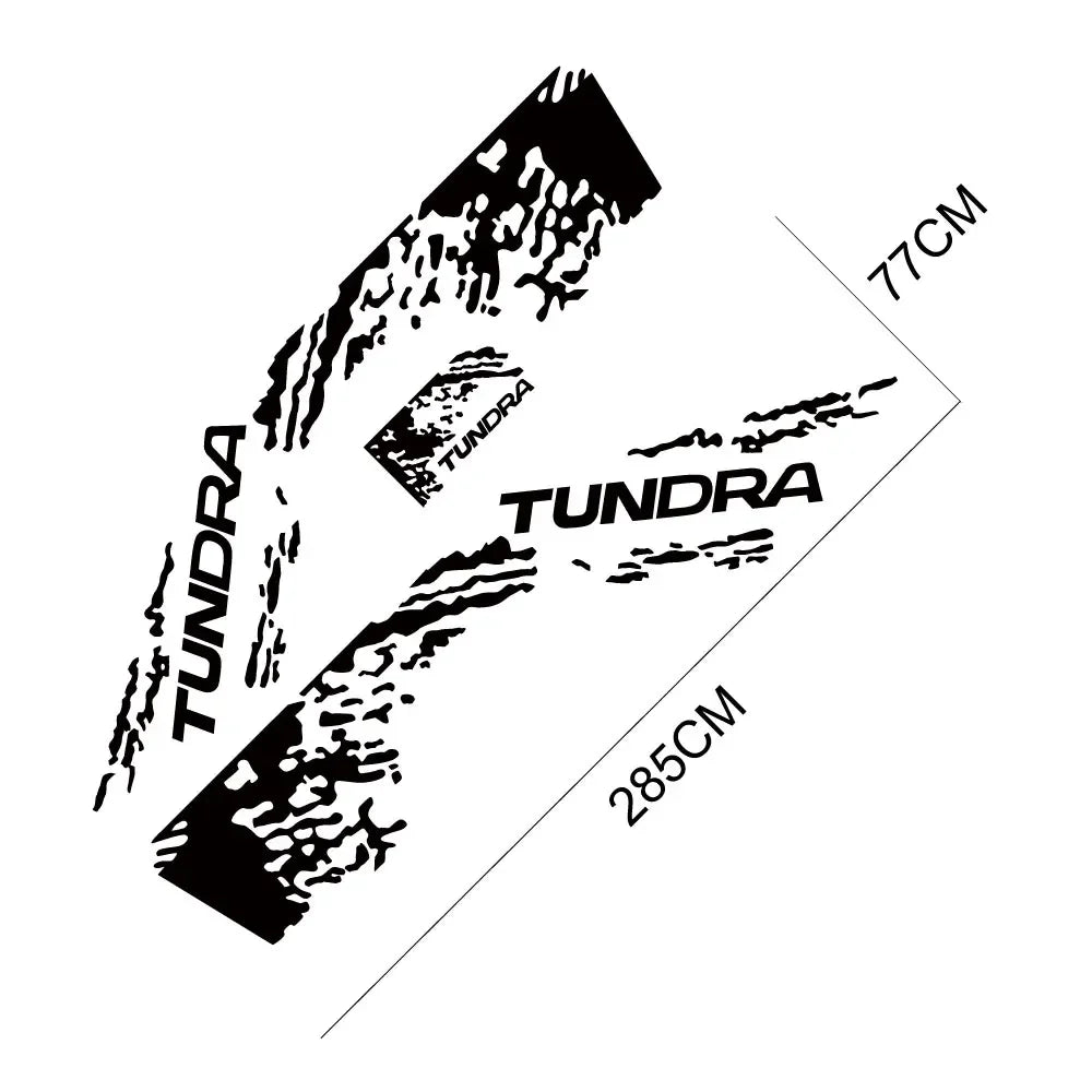 Splash Grunge Body Side Decal for Toyota Tundra TRD / Limited / SR5 / Platinum | 3-Piece Vinyl Kit