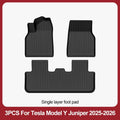 TPE Floor Mats & Luggage Mat for Tesla Model Y Juniper Premium / Performance (2025+) | All-Weather Set