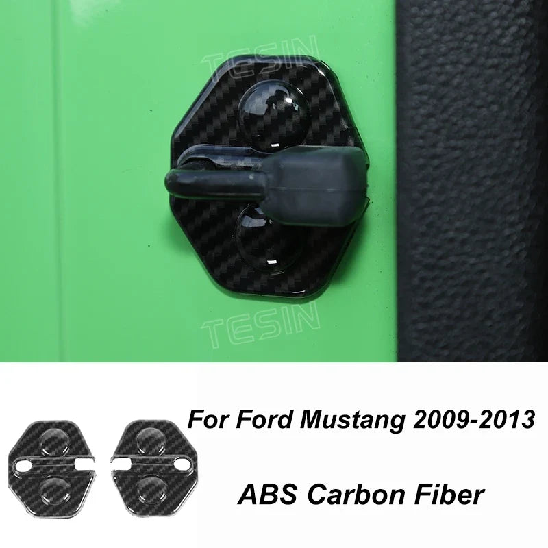 Carbon Fiber Grain Interior & Exterior Decoration Sticker for Ford Mustang (2009-2014) | Kit