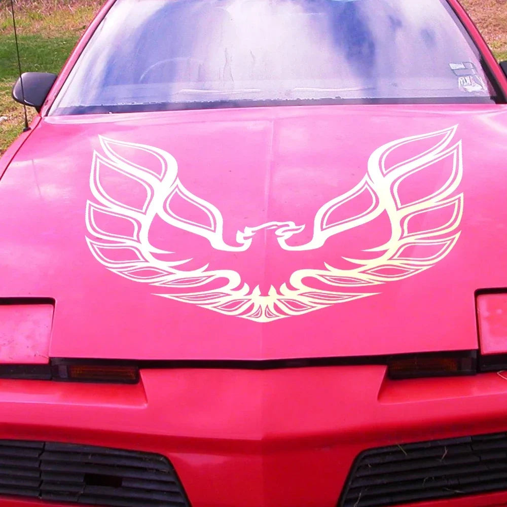 Engine Cover & Door Emblem Decal for Pontiac Firebird / Trans AM | Color Change Vinyl Sticker