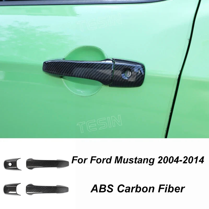 Carbon Fiber Grain Interior & Exterior Decoration Sticker for Ford Mustang (2009-2014) | Kit