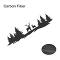 Hunting Deer & Trees Tailgate Decal | 4x4 Off-Road Vinyl Sticker for Pickup Trucks & SUVs