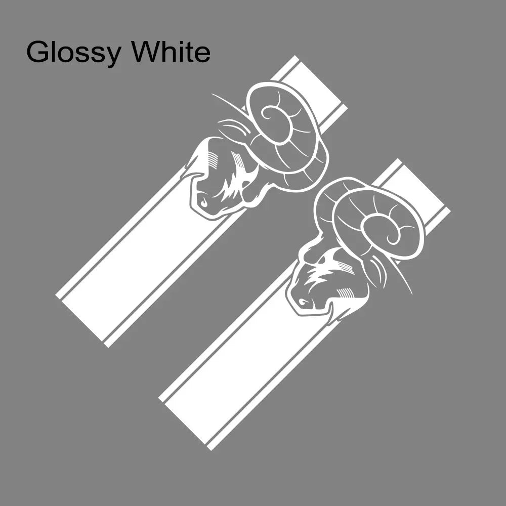 Dodge RAM Bed Side Graphic Kit – Pickup Truck Vinyl Decal Set (2 Pcs) | 1500, 2500, 3500, Rebel, TRX | 12 Finishes