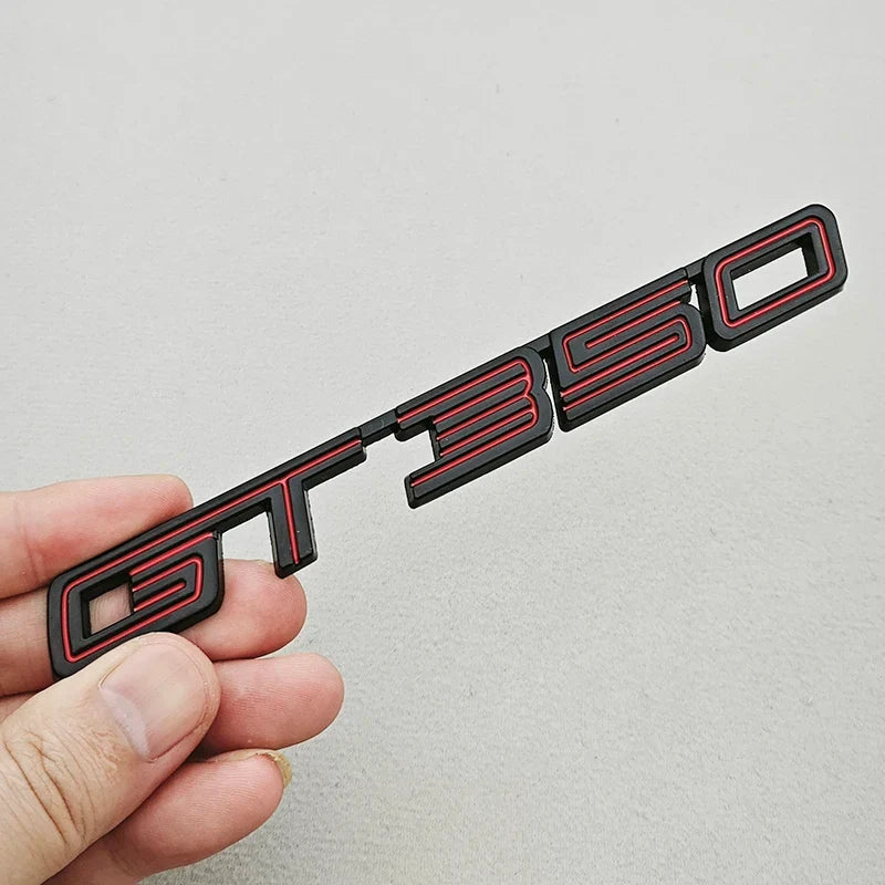 3D Metal GT350 / Shelby / 5.0 Fender & Trunk Badge | Ford Mustang Emblem Sticker