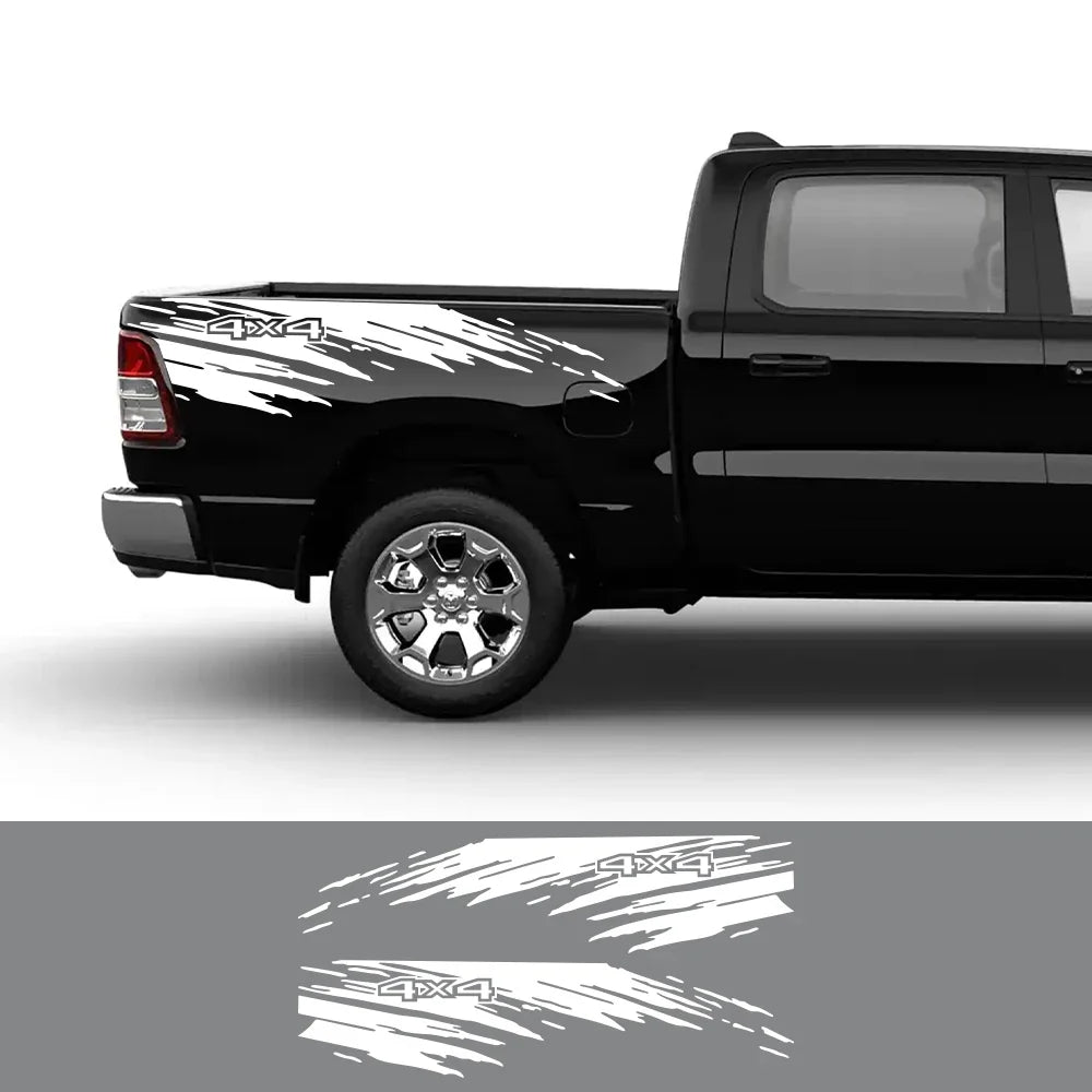 Mudslinger Style Bed Side Decal | Universal Pickup Sticker for F-150, Hilux, RAM, D-Max & More