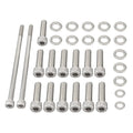 Chevy LS / LSX V8 Stainless Steel Oil Pan Bolt Kit for LS1 / LS2 / LS3 / LS6 / LS7 & Vortec 4.8L / 5.3L / 6.0L / 6.2L Truck Engines (Gen III / Gen IV)