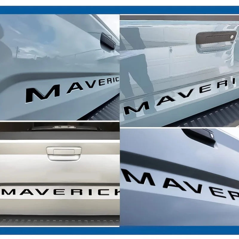 Tremor Rear Trunk Letter Sticker for Ford Maverick Tremor | Groove Insert Badge Decal