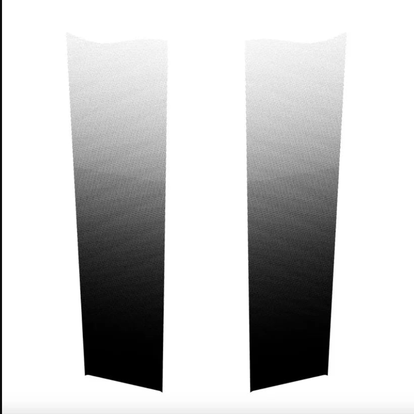 Gradient Hood Stripe & Waistline Decal for Ford Mustang (2018–2021) | Sport Modified Vinyl Graphics