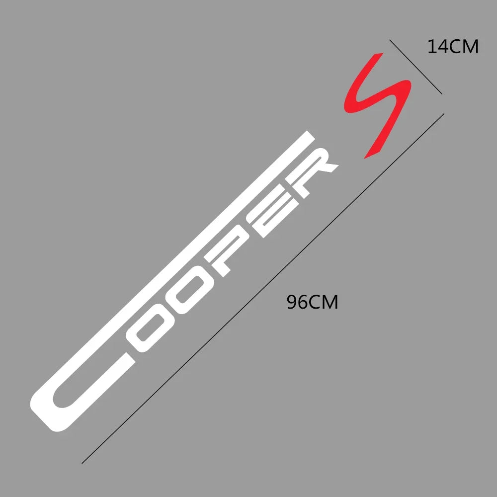 Windshield Sticker for Mini Cooper S / JCW (R50, R53, R55, R56, R60, R61, F55, F56, F60) | Vinyl Windscreen Decal