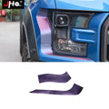 JHO Gradient Carbon Grain Headlight & Tail Lamp Decal for Pickup Trucks | Vinyl Trim