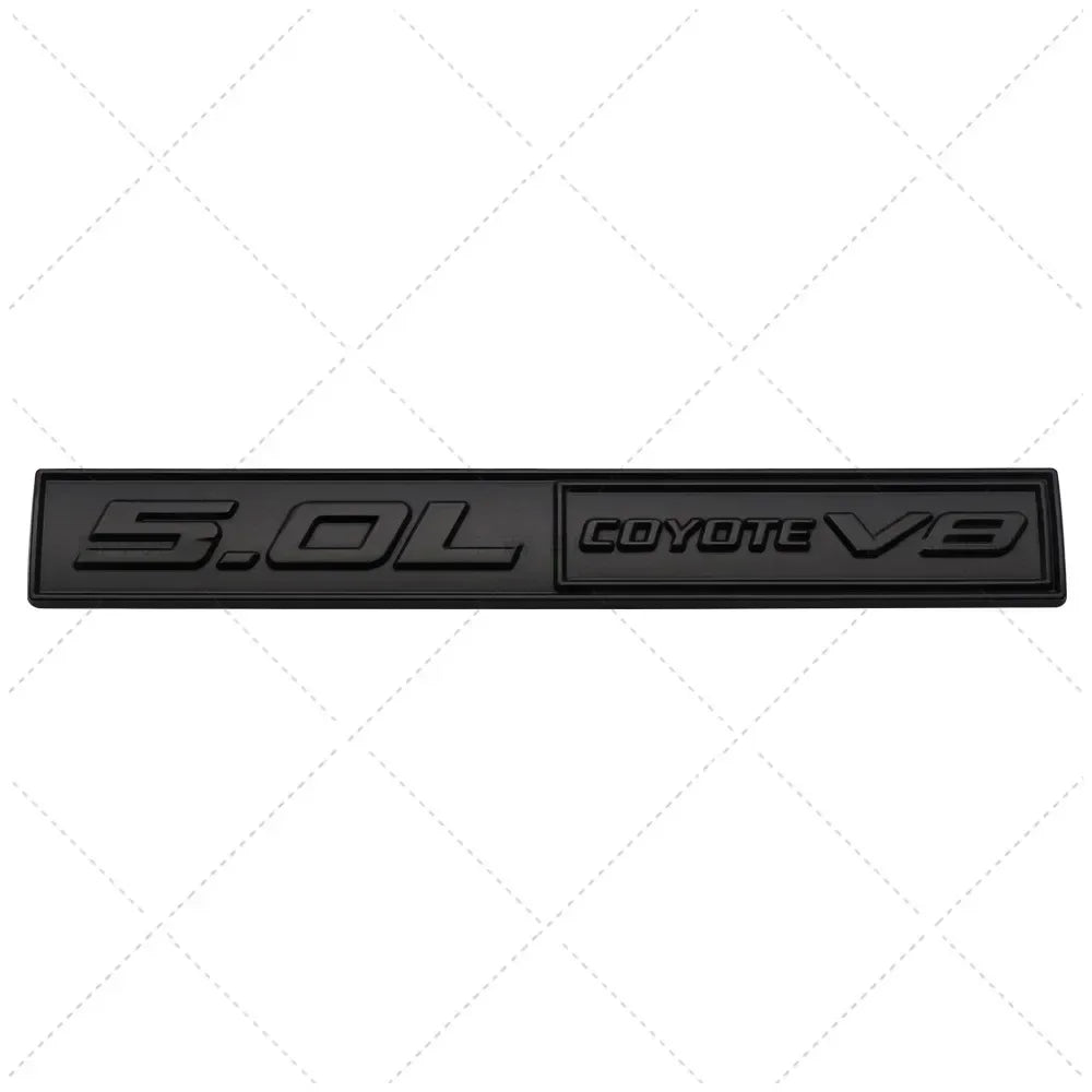 3D Metal 5.0 COYOTE V8 Trunk & Fender Emblem | Ford Mustang Badge Accessory