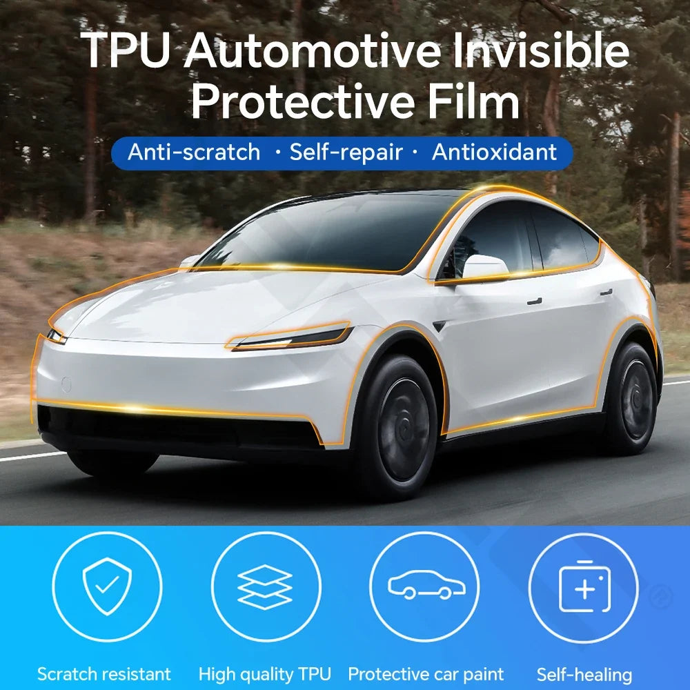 Precut PPF for Tesla Model Y Standard (2026+) | TPU Paint Protection Film Clear Bra