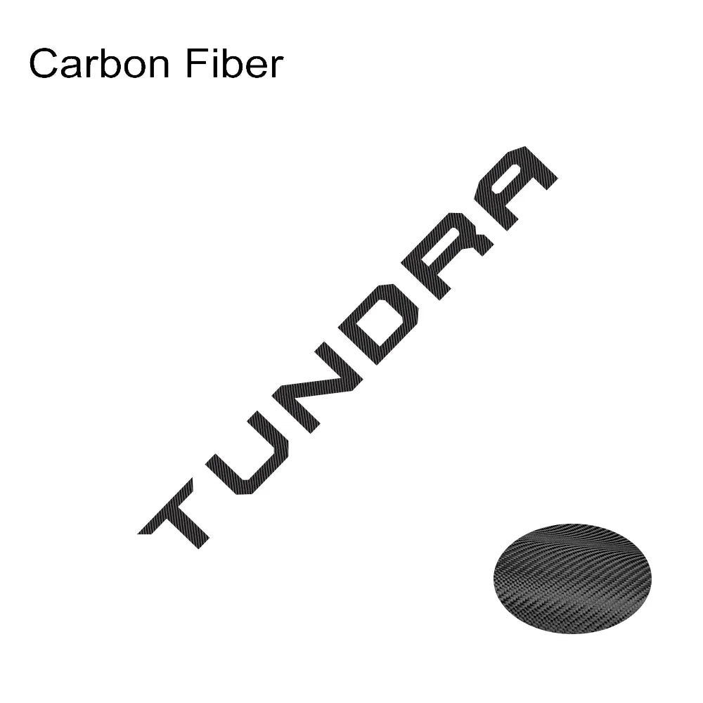 Tailgate Insert & Indent Letter Decal for Toyota Tundra (2014–2019) | Vinyl Pickup Sticker