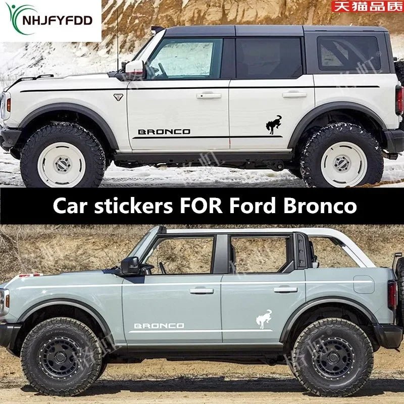 Fashion Sport Custom Appearance Modified Vinyl Decal Kit for Ford Bronco | KK Wrap